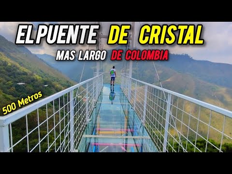 PUENTE de CRISTAL de Cali Mas Largo de Colombia 🇨🇴 CALI Valle del Cauca El mejor Mirador Kilometro18