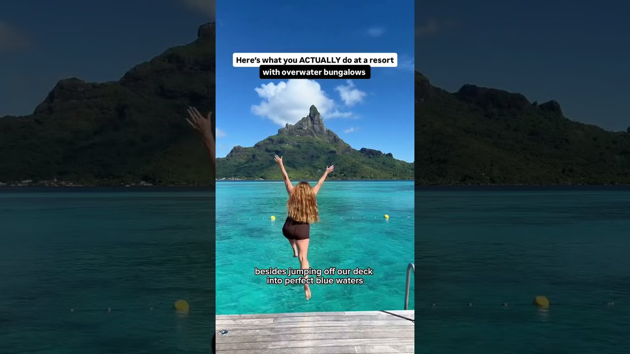 Soooo what do you actually DO at a resort like this in Bora Bora?🧐🏝️🚲