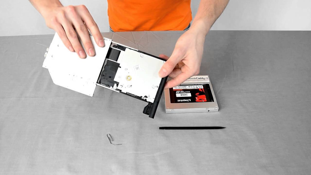 How to DVD speler frontje op HDD Caddy overzetten YouTube