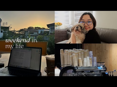 weekend vlog: matcha lattes, manila, and college errands | itspatty
