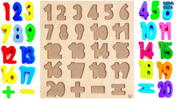 Learn 1To20 Numbers For Kids|Counting Numbers|Numbers 0 to20|Learn Colors Play Doh|0 to 10|123