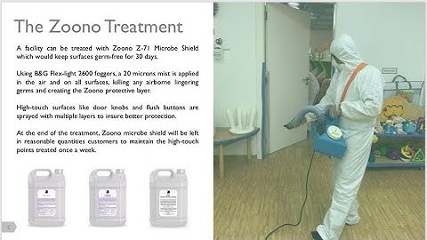 B&G Flex-light 2600 FOGGERS for disinfecting airborne lingering germs