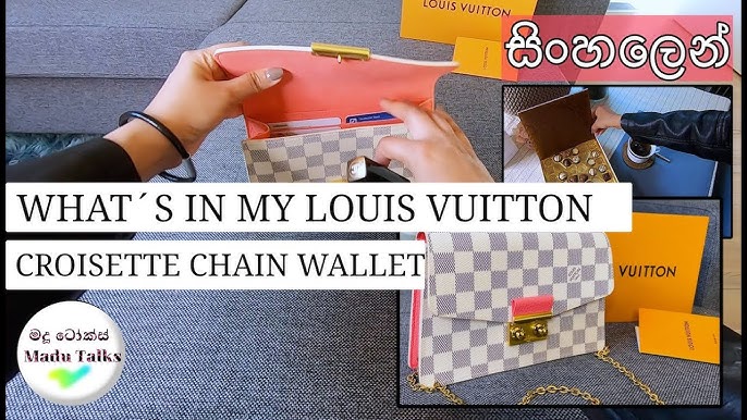 lv croisette chain wallet