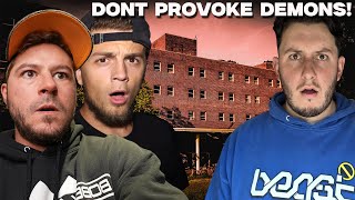 (DONT PROVOKE DEMONS!) ATTACKED BY P*SSED OFF ENTITY IN THE HAUNTED HOSPITAL IN THE WOODS