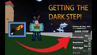 Dark Step (Showcase + How To Get) On Blox Fruit, Roblox