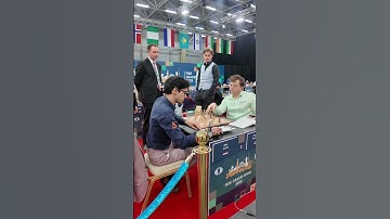 The final handshake! 🇳🇱 Anish Giri wins the FIDE Grand Swiss 2025!