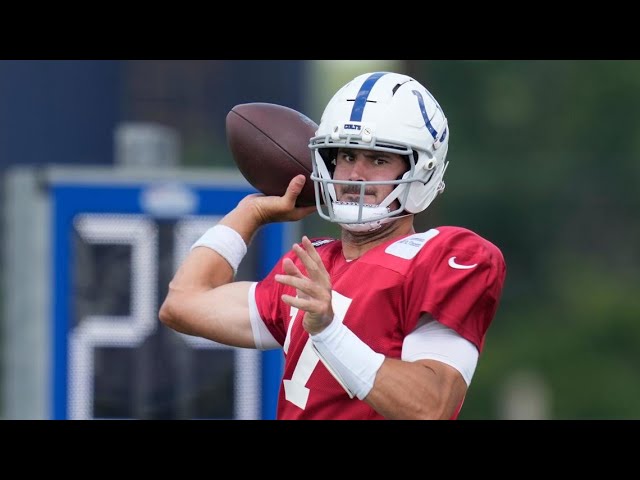 Daniel Jones is Colts' starting QB 'for the season' over Anthony Richardson | Extended Presser - YouTube