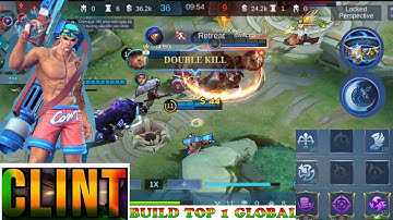 Clint Critical Damage  .-- Build Top 1 Global Clint || MLBB|| Build Clint New Meta