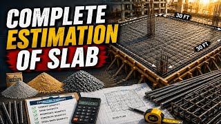Complete Estimation of Slab Concrete & Steel?