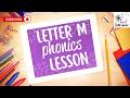 Letter M Phonics Lesson for Kindergarten | Sound, Mouth Formation &amp; Drawing Activity