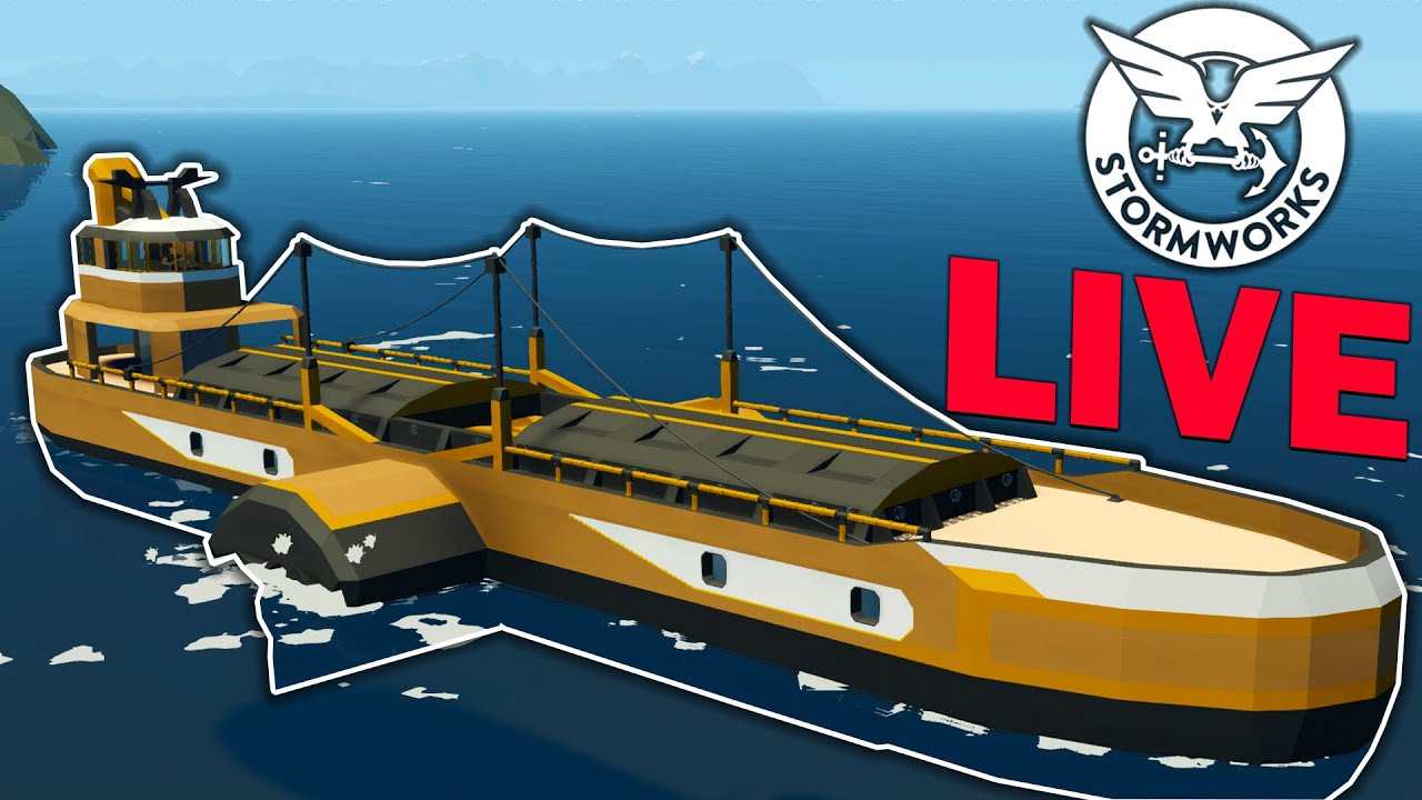 Buoy Deployment Ship Details!!  -  Live Stormworks: Build and Rescue Gameplay