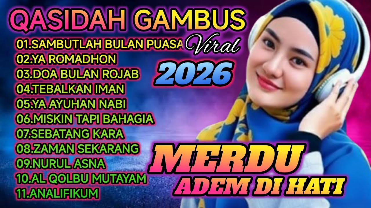 TERBARU 2026‼️SAMBUT BULAN RAMADHAN -  QASIDAH SHOLAWAT MERDU PENYEJUK HATI ❤️