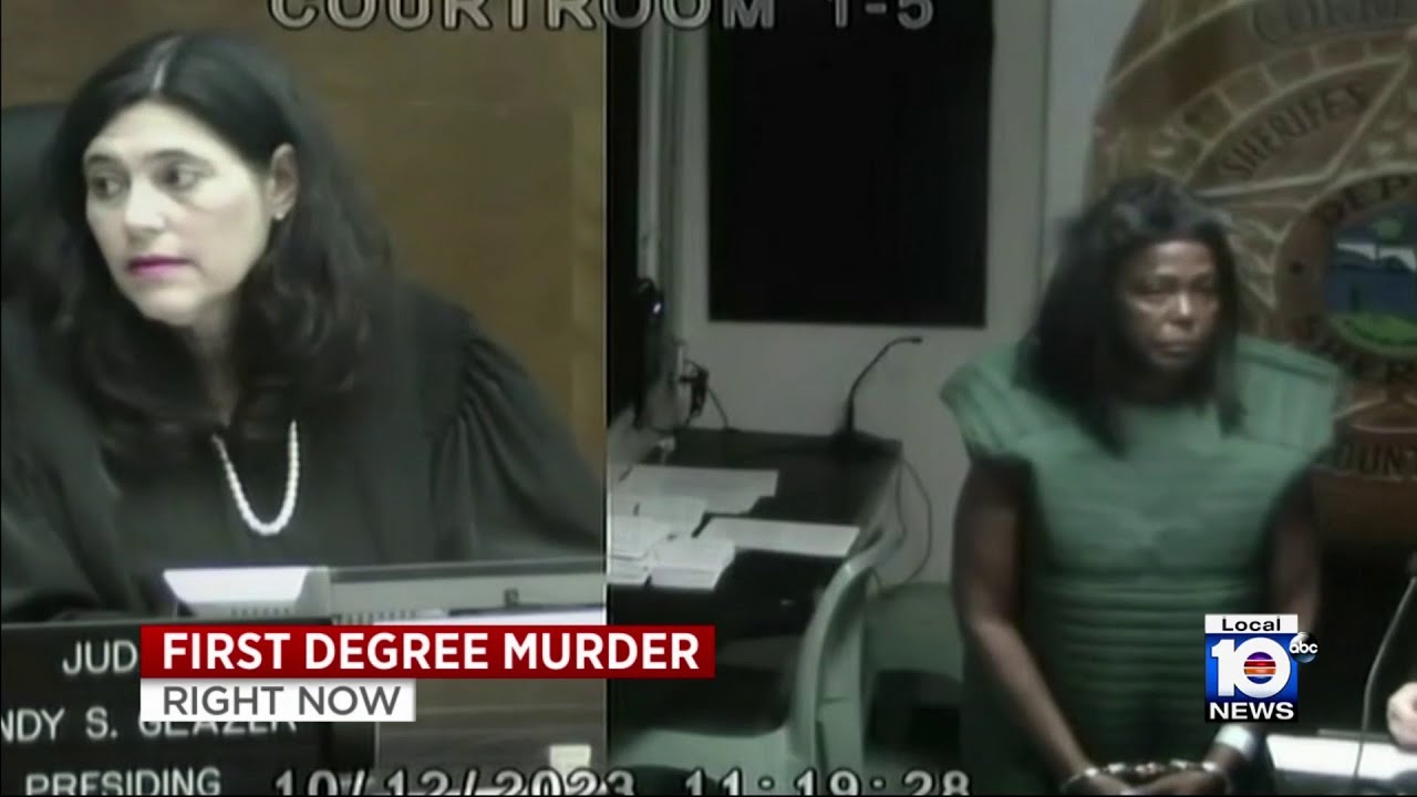 Woman accused of killing romantic rival appears in court - YouTube