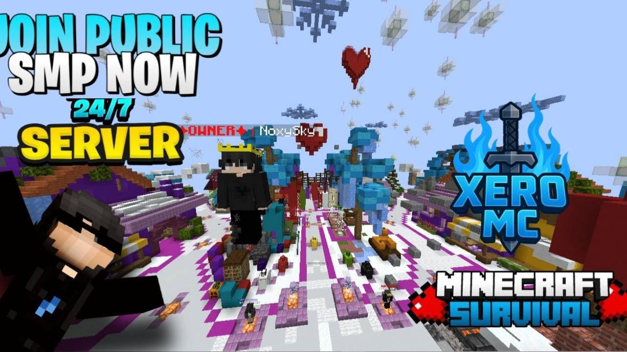 โกNew Best Survival Public Smp Server For Minecraft ๐ | Java/Pe/Pojav ...