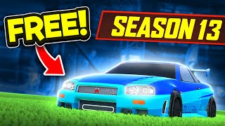 Rocket League How To Get NISSAN SKYLINE For FREE in Season 13!