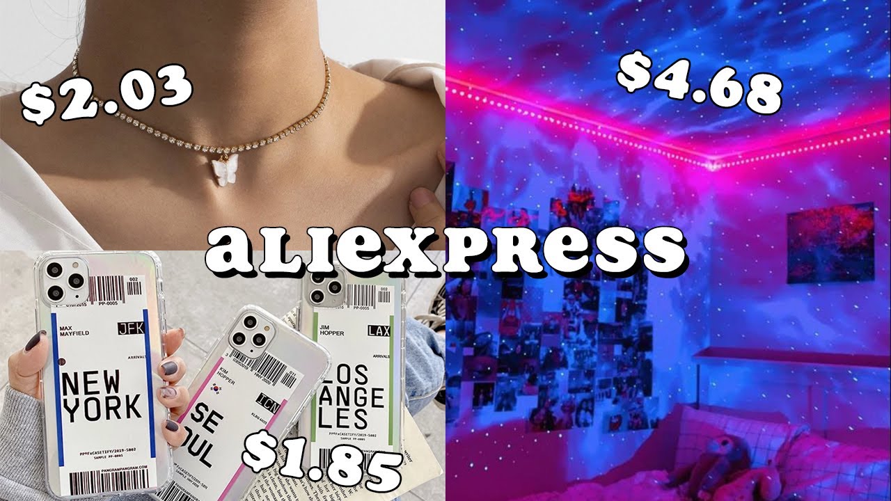 aesthetic aliexpress haul *led strip, jewelry, accessories*