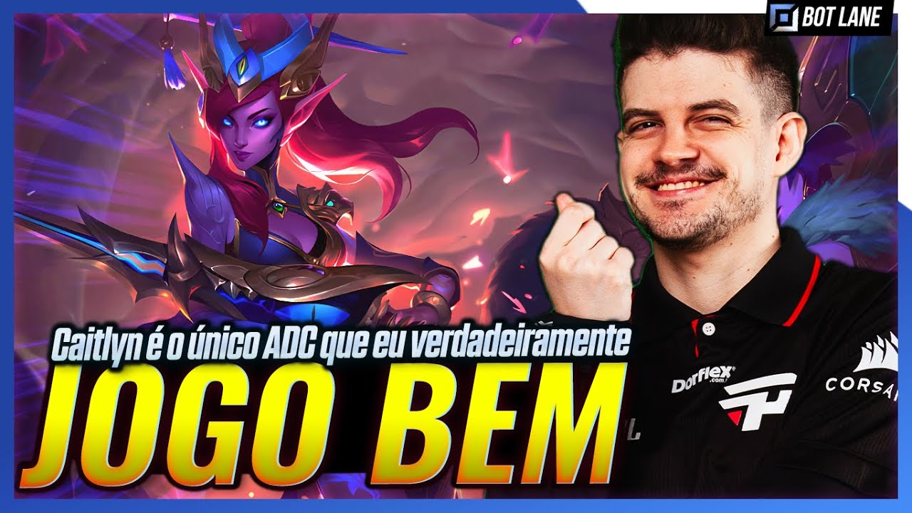 Estou me convencendo que TALVEZ eu jogue MUITO BEM DE CAITLYN! 🧁😎