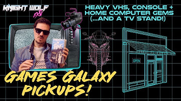 RAD Games Galaxy PICKUPS + MEGA 1980s Home Computer with a GREEN SCREEN? 📼