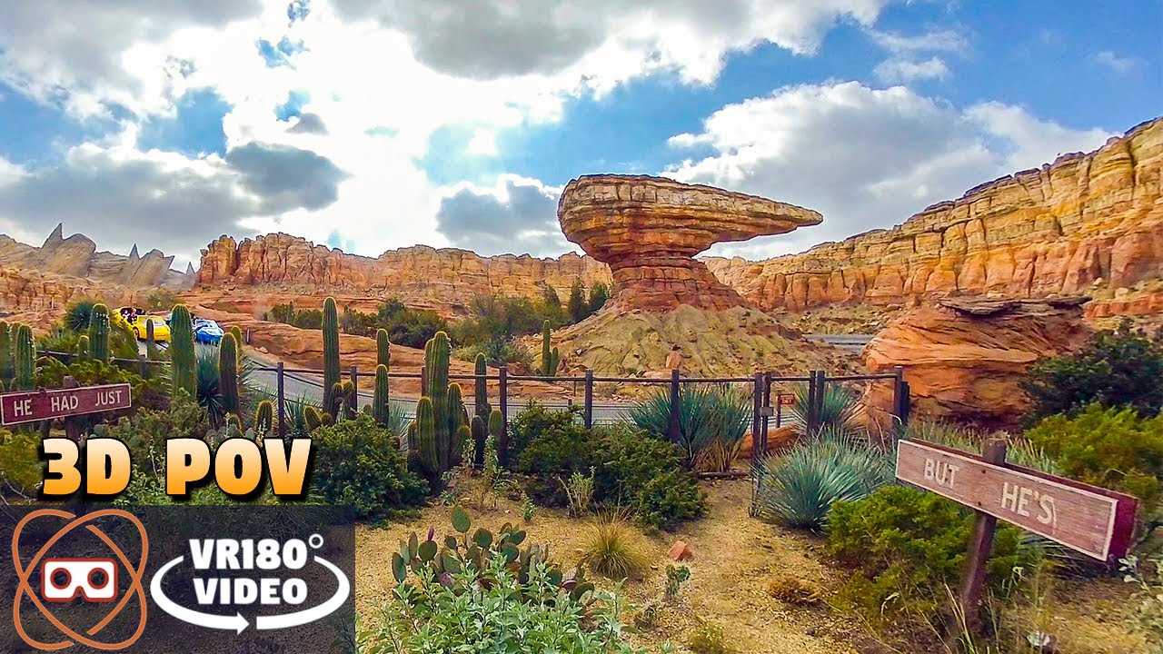 [VR180] Radiator Springs Racers Disney California Adventure Cars Ride