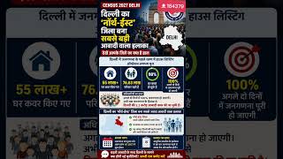 📊 दिल्ली जनगणना 2027 में बड़ा खुलासा!🏙️ #Census2027 #DelhiUpdate #IndiaNews #TrendingNews #LDNNews