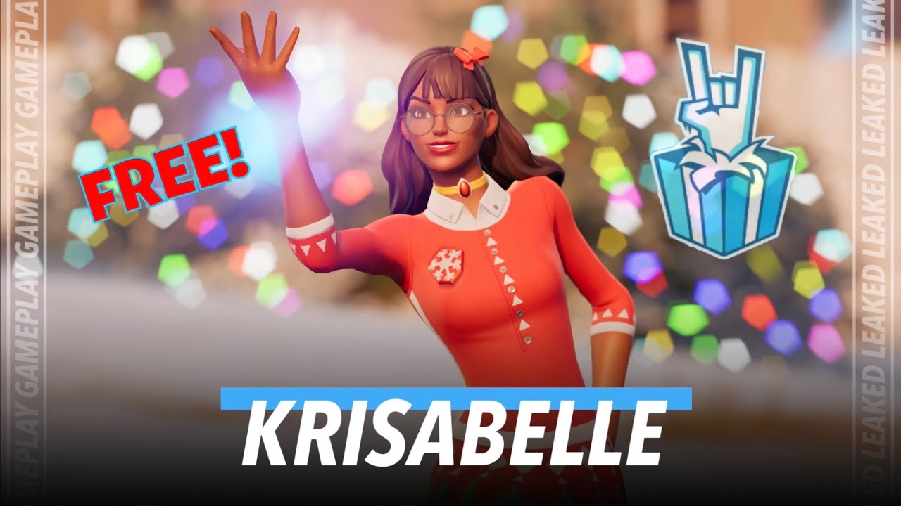 LEAKED “KRISABELLE” SKIN GAMEPLAY!!! (FREE WINTERFEST SKIN!) Fortnite
