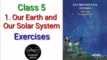 1 Our Earth and Our Solar System | 5th EVS 1 chapter 1 lesson 1 questions Answers Maharashtra SB