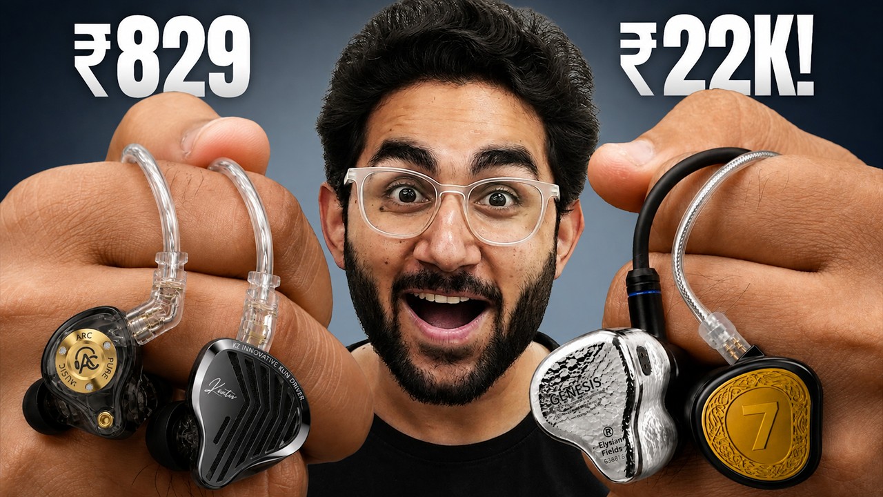 I Tried 7 IEMs From ₹829 to ₹22,000 – Budget vs Premium!