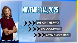 November 14th, 2025 - 60s on the way for SE Wisconsin