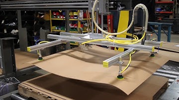 Slip Sheet Dispenser for Palletizer Conveyor Systems