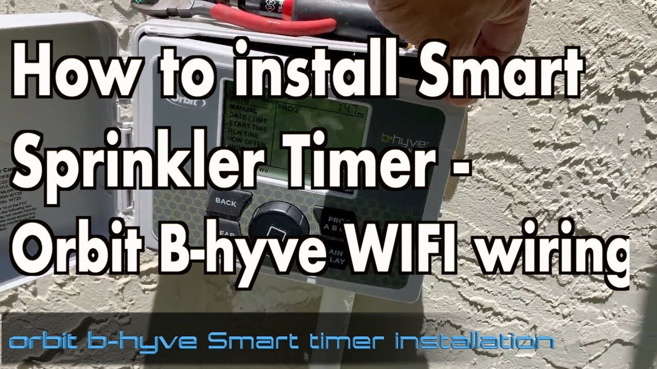 How to install Orbit b-hyve Sprinkler timer - Rainbird to Orbit b-hyve