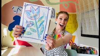 Collagraph Rubbing - COOL BEANS CLUB! - At Home Art with Mrs. K