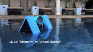 BOOM Swimmer Jr. IPX7 Waterproof Bluetooth Speaker – Rechargeable Battery & Mic (Blue) Boom Swimmer Waterproof Bluetooth Speaker