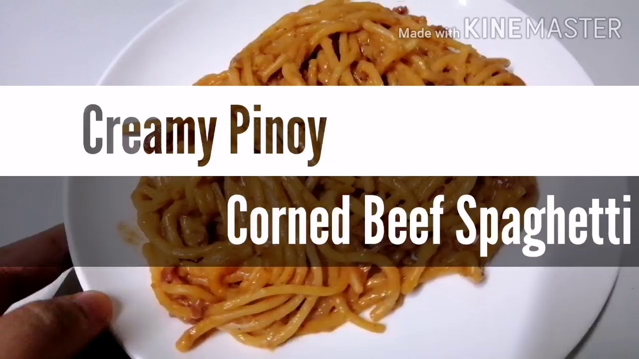 Creamy Pinoy Style Corned Beef Spaghetti - YouTube