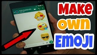 How To Make/Create Custom EMOJI For Whatsapp and Other Social Media || Own Emoji || Tech Cookies screenshot 4