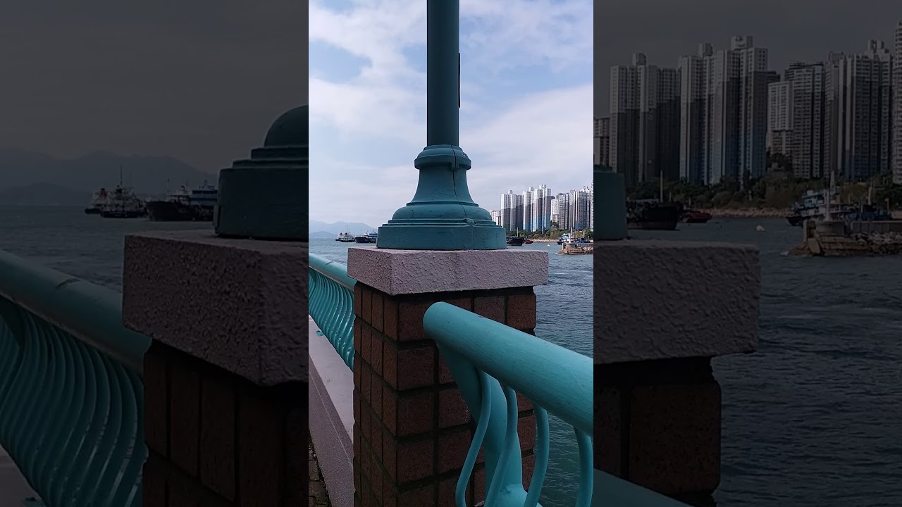 Hongkong sea views south horizon