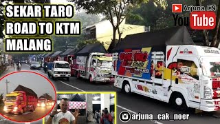 WOWWW The Most Exciting!!! SEKAR TARO Fleet Convoy Road To KTM Malang...