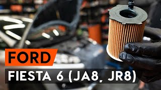 Как заменить моторное масло и масляный фильтр на FORD FIESTA JA8 [ВИДЕОУРОК AUTODOC]