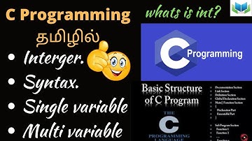 C program beginners tutorial in tamil| Beginners tutorials c programming language