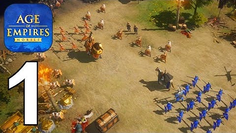 Age of Empires Mobile - Gameplay Part 1  Walkthrough Android,iOS Tutorial