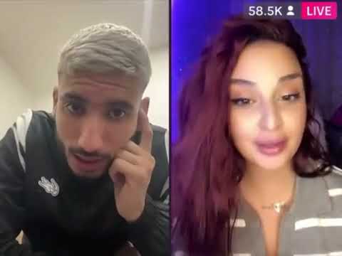 لايف كمال قيطارة مع حلا حسين ترسل له ثلات اسود و هو مصدوم