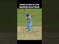 Young sachin tendukar Marvellous four runs #cricket #crickethighlights #sachintendulkar #short