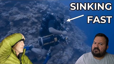 Divers React to Out of Control Tec Diver sinking into Diver