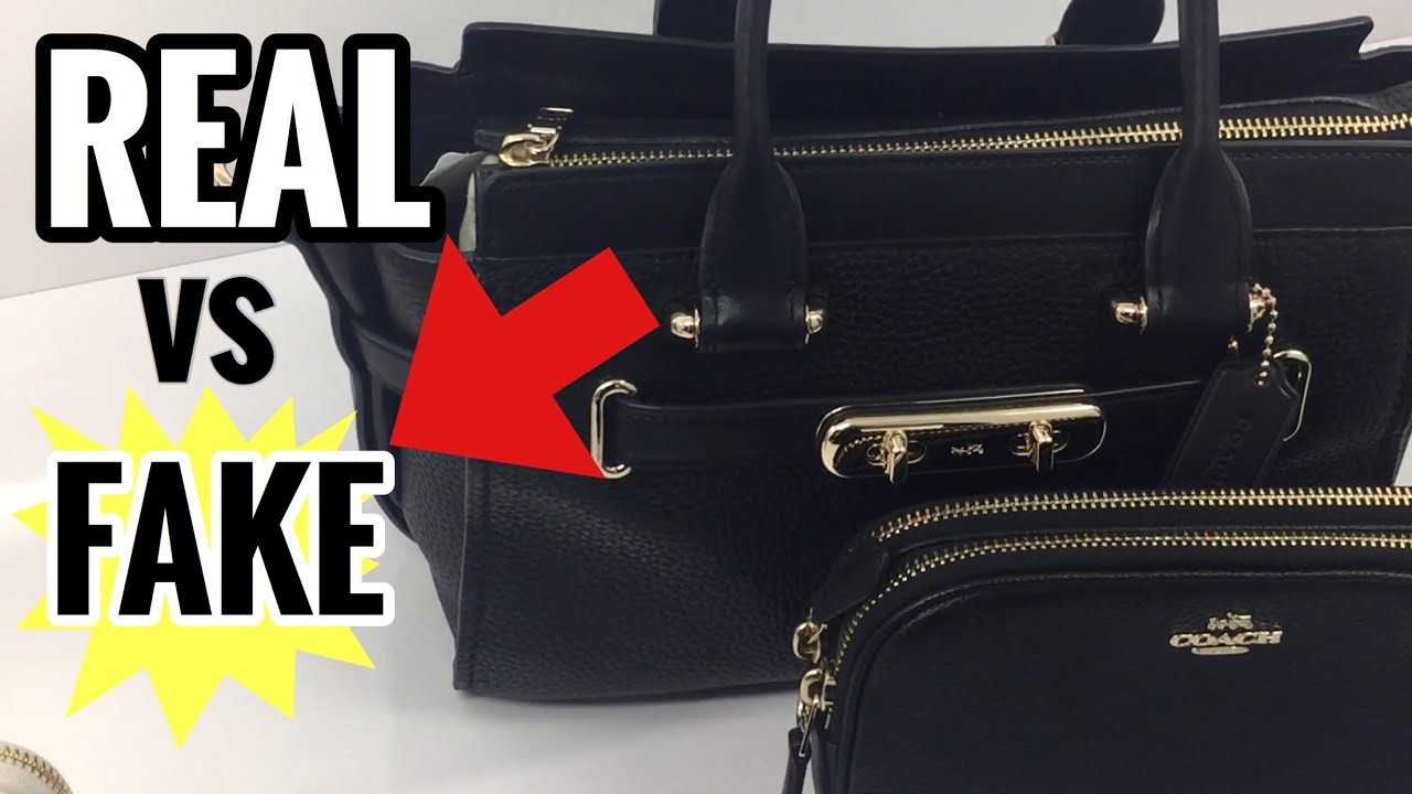 coach mini bennett original vs fake