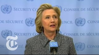 Hillary Clinton on Email Controversy: 'This Didn't Seem Like an Issue' | The New York Times