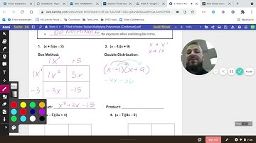 Explain Multiplying Polynomials Notes Video