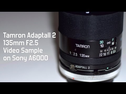 Tamron Adaptall 2 135mm f2.5 03B Lens Video Test on Sony A6000