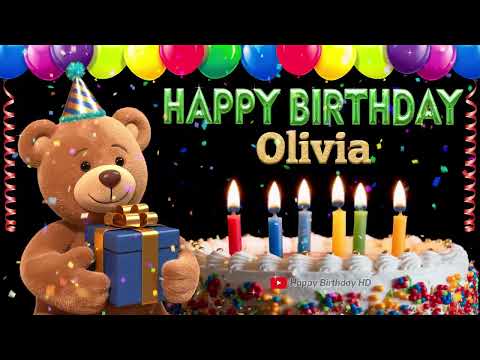 Olivia Happy birthday To You - Happy Birthday song name Olivia 🎁 🎂