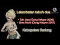 Pilihan lelambatan tabuh dua kab badung