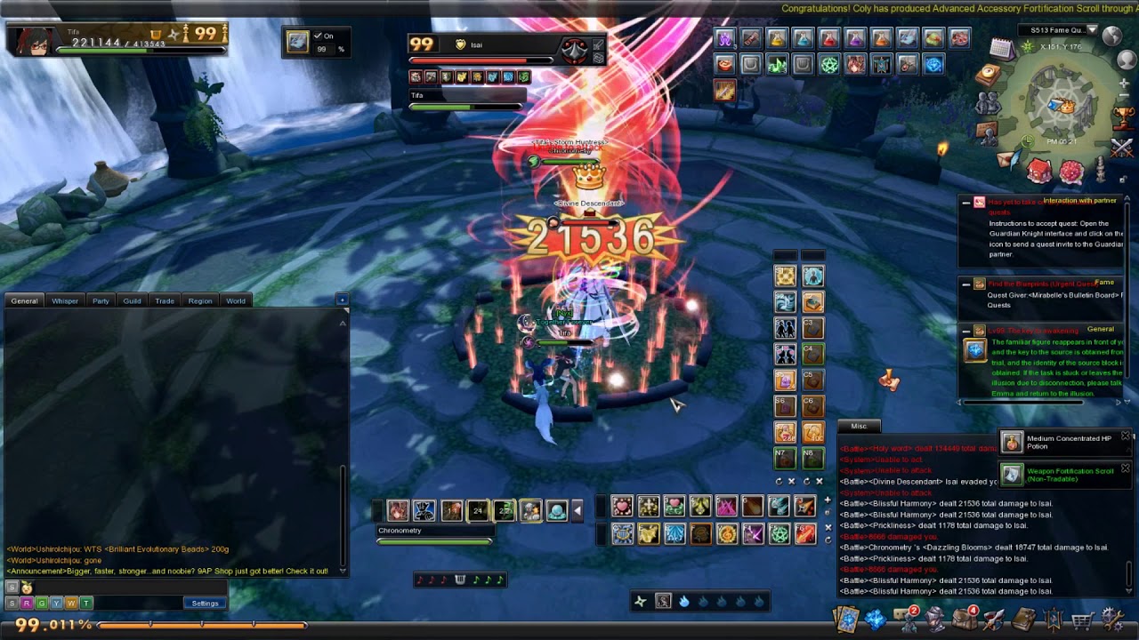 [Aura Kingdom] Awakening Quest - Bard/Shuri (Gears in description ...