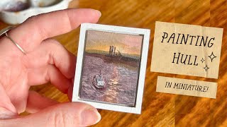 Making Dollhouse Paintings for My 1:12 Scale Miniature Art Gallery | Dollhouse Makeover Diary #52